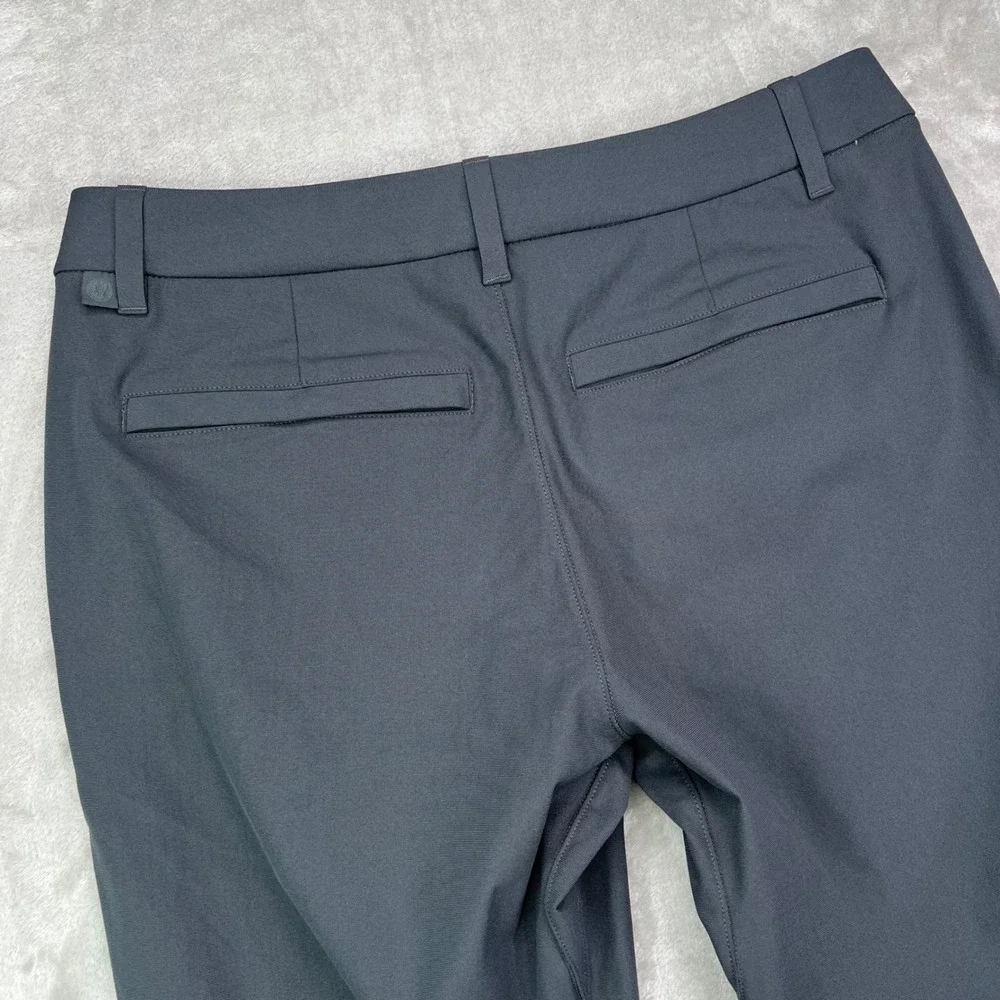 Lululemon Commission Slim-Fit Pants Mens 31 Grey Solid Performance Trousers